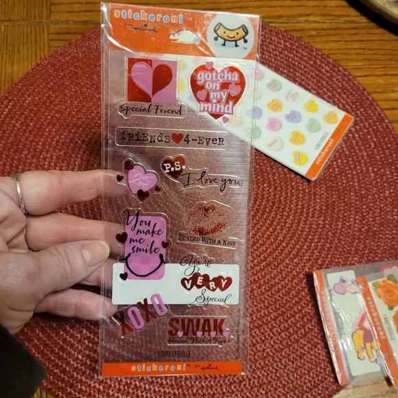 Vintage Valentines Sticker Lot Of 6 Packages Hallmark USA Made School Teacher - Picture 7 of 8